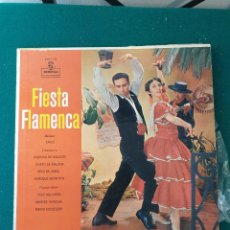 Discos de vinilo: FIESTA FLAMENCA LP MONTILLA EDITADO EN USA PORRINA DE BADAJOZ BENI DE CADIZ PACO AGUILERA. Lote 328196078