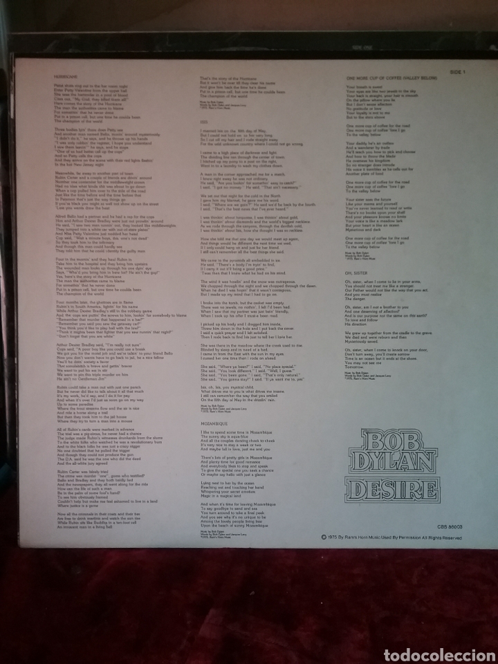 Discos de vinilo: BOB DYLAN Copia Original Spain 1976 CBS con insertos.Nuevo - Foto 5