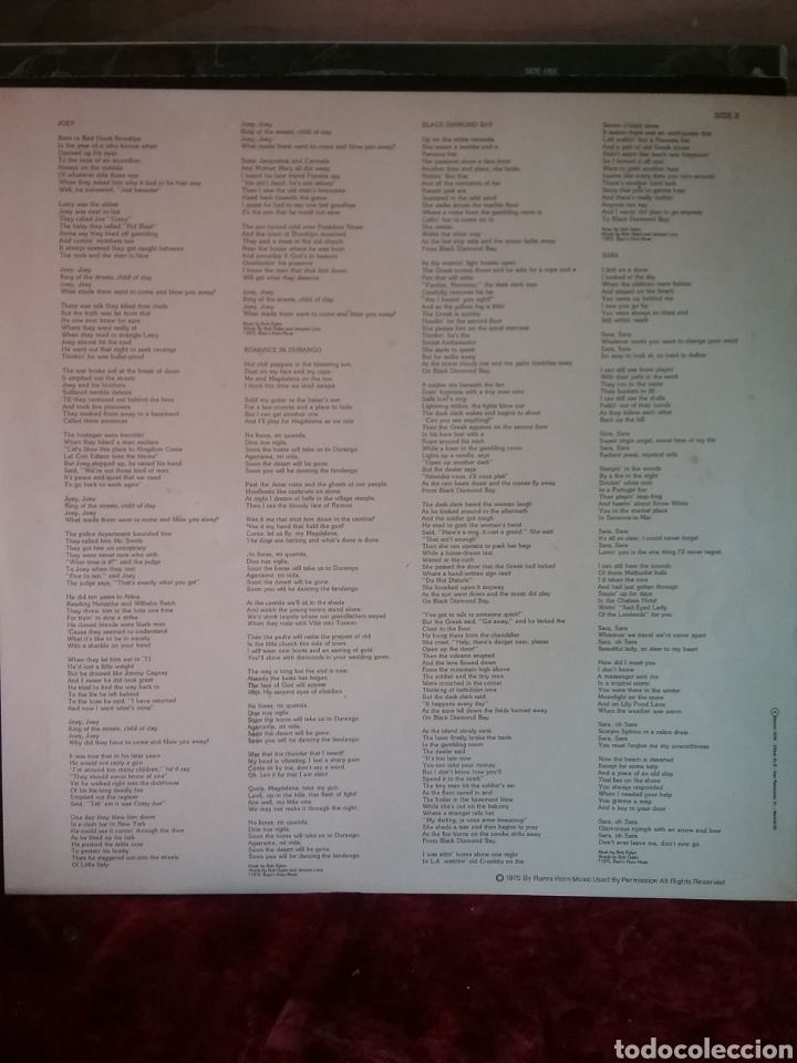 Discos de vinilo: BOB DYLAN Copia Original Spain 1976 CBS con insertos.Nuevo - Foto 6