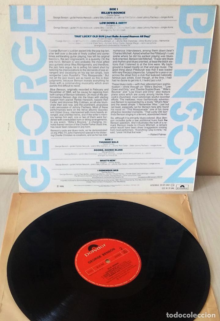 Discos de vinilo: GEORGE BENSON - BLUE BENSON POLYDOR - 1985 (1976) - Foto 2