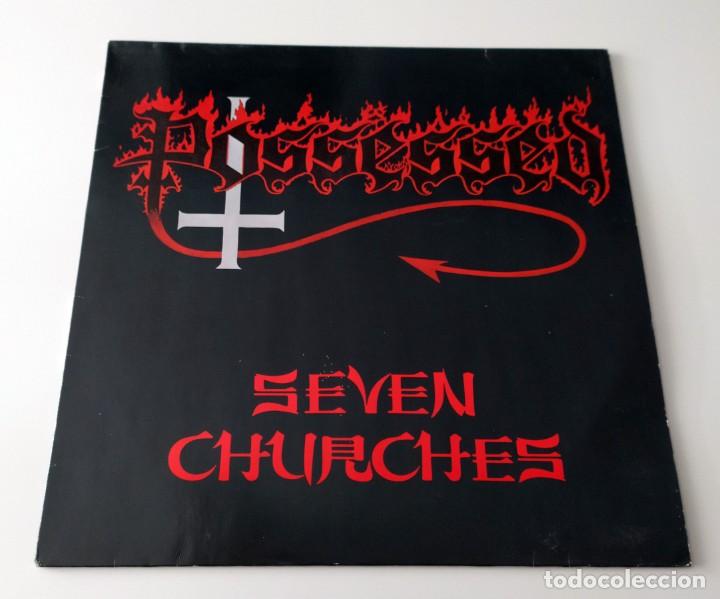 Discos de vinilo: LP POSSESSED - SEVEN CHURCHES - Foto 1