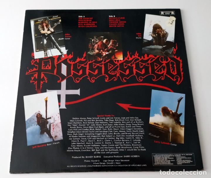 Discos de vinilo: LP POSSESSED - SEVEN CHURCHES - Foto 2