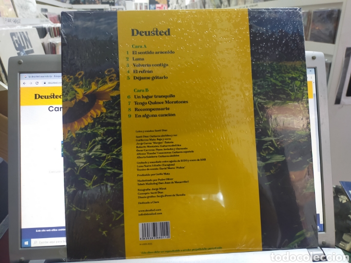 Discos de vinilo: Deusted LP el sentido ar&aacute;cnido 2021 - Foto 2