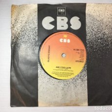 Discos de vinilo: GLADYS KNIGHT - AM I TOO LATE / IT'S THE SAME OLD SONG - UK CBS 1979