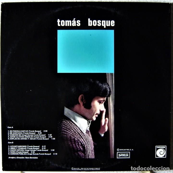Discos de vinilo: TOMAS BOSQUE...EX..ARAGON - Foto 2