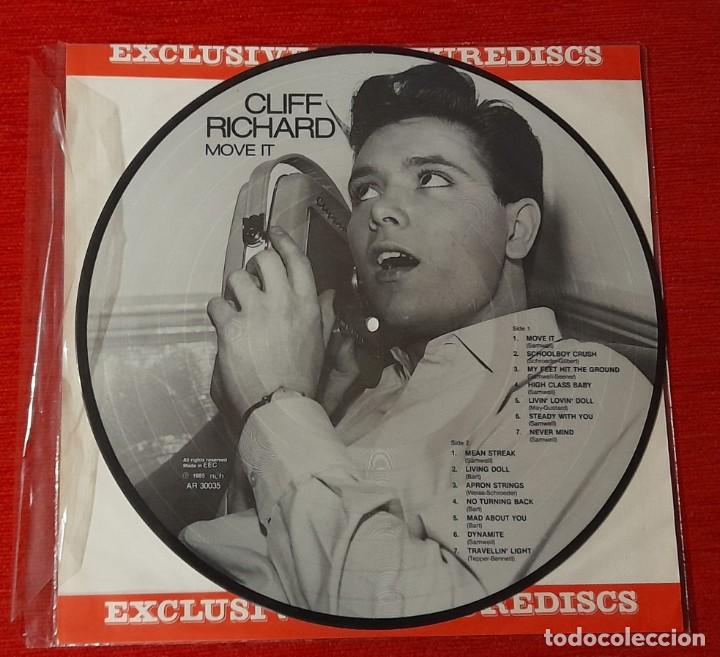 Discos de vinilo: CLIFF RICHARD - MOVE IT - PICTURE DISC - Foto 1