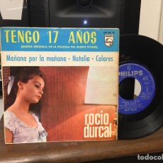 Discos de vinilo: ROCIO DURCAL TENGO 17 AÑOS.7” EP 1964 VINILO. Lote 328341688