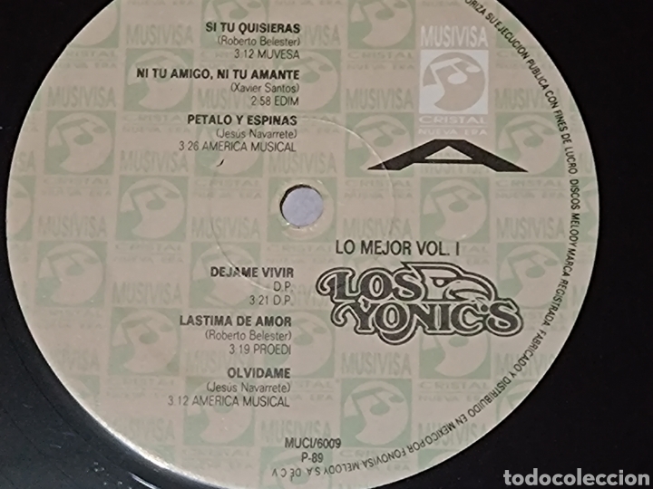 Discos de vinilo: Los Yonics -Lo mejor vol 1- - Foto 5