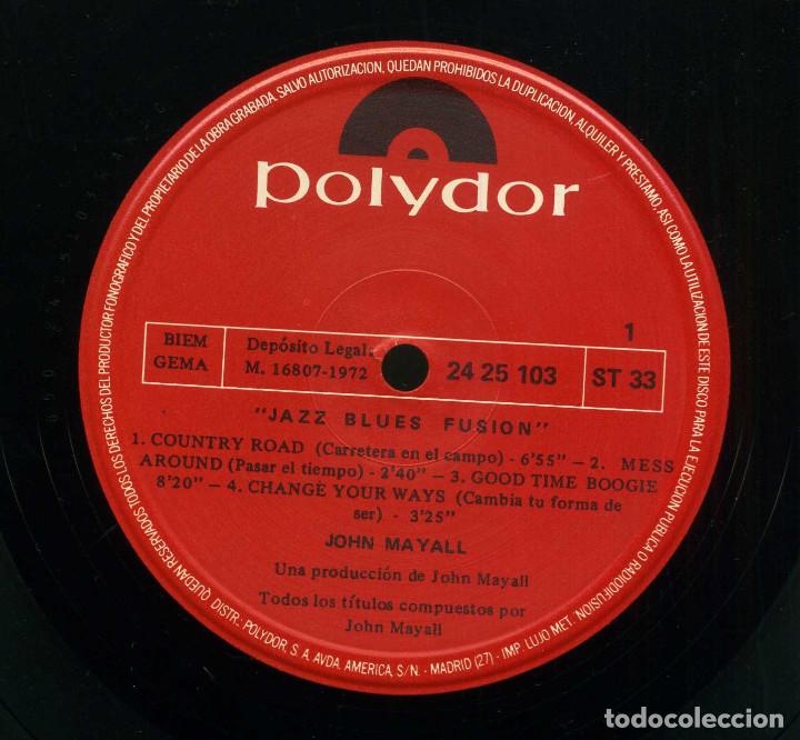 Discos de vinilo: JOHN MAYAL - JAZZ BLUES FUSION - Foto 1