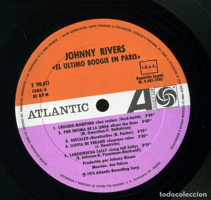 Discos de vinilo: JOHNNY RIVERS - EL ULTIMO BOOGIE EN PARIS - Foto 1