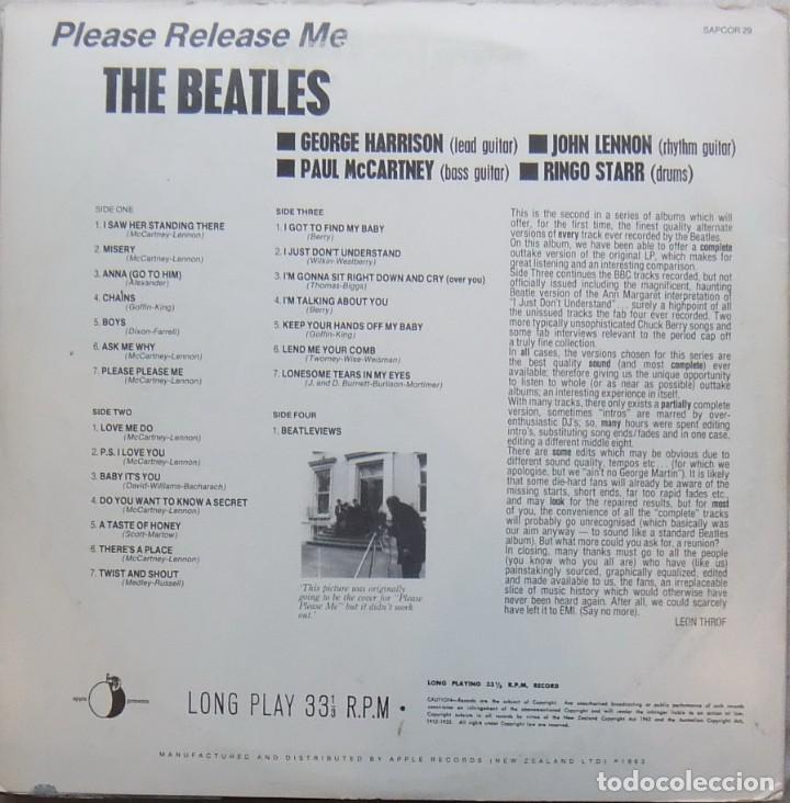 Discos de vinilo: THE BEATLES - PLEASE RELEASE ME - 2 Discos Vinilo - Foto 2