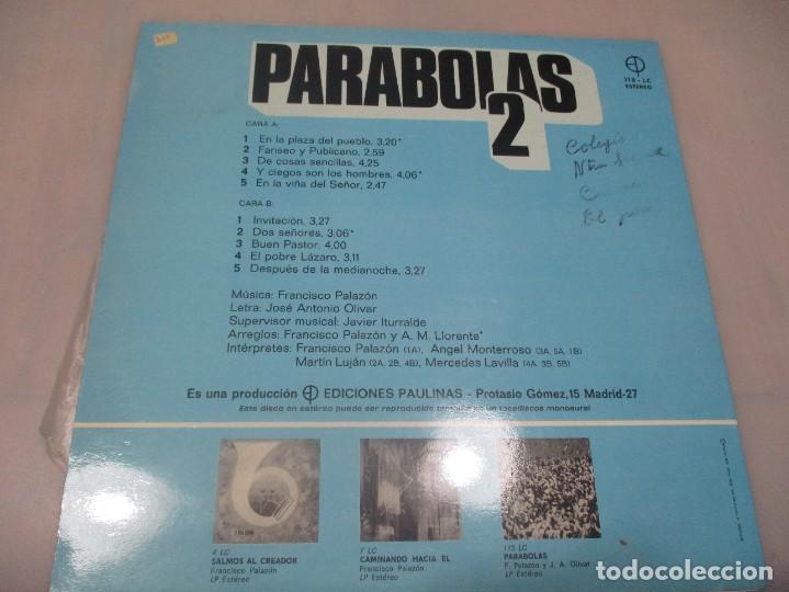 Discos de vinilo: PARABOLAS 2 DI3202 - Foto 2