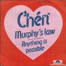 Discos de vinilo: CHÉRI - MURPHY'S LAW / ANYTHING IS POSSIBLE - POLYDOR - 1982. Lote 328378718