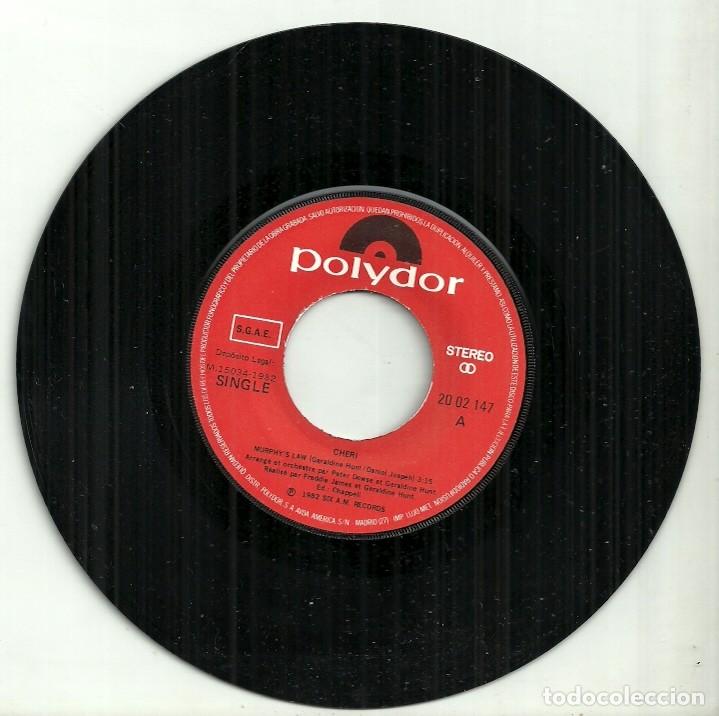 Discos de vinilo: CH&Eacute;RI - MURPHYS LAW / ANYTHING IS POSSIBLE - POLYDOR - 1982 - Foto 2