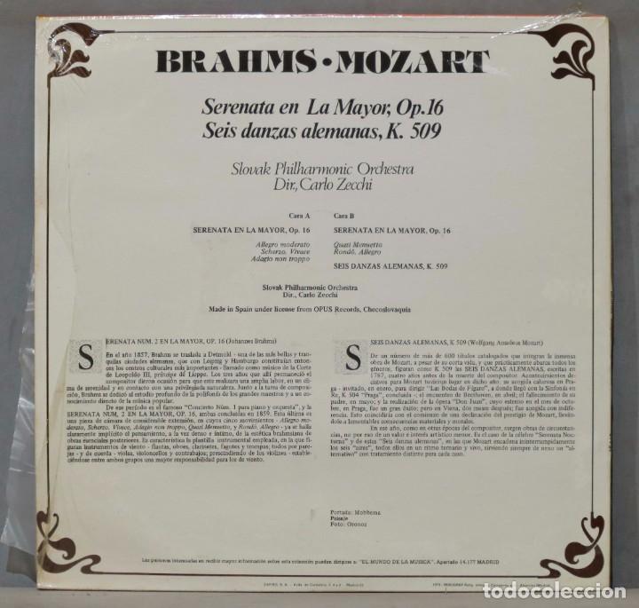 Discos de vinilo: LP. BRAHMS-MOZART. COLECCION RTVE. 84 - Foto 2