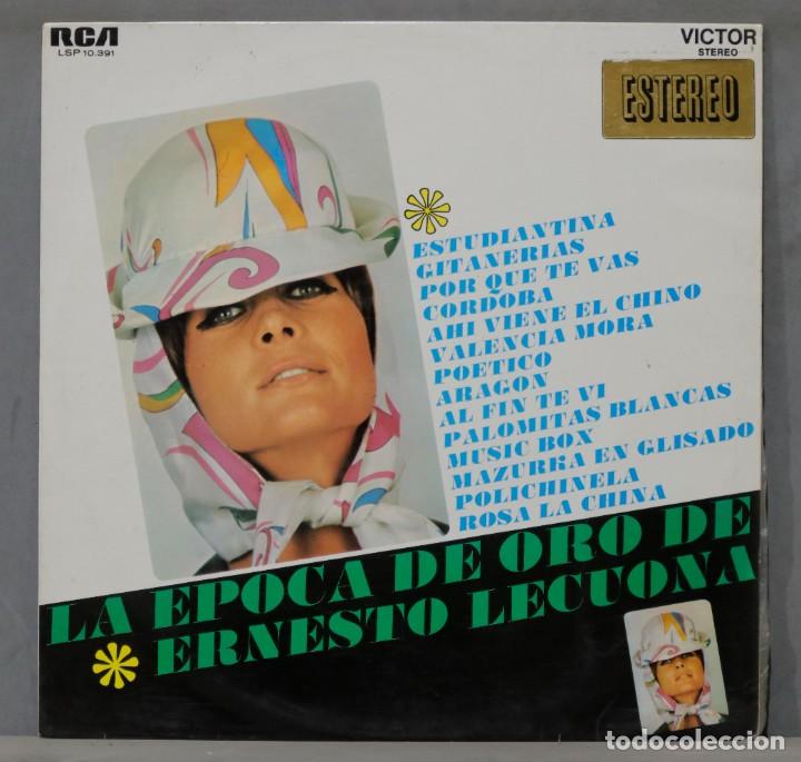 Discos de vinilo: LP. LA EPOCA DE ORO DE ERNESTO LECUONA - Foto 1