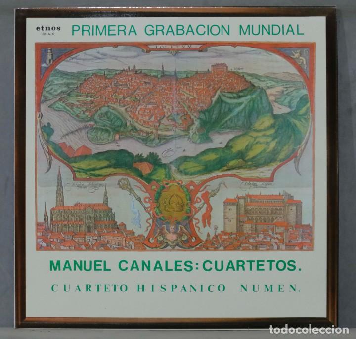 Discos de vinilo: LP. MANUEL CANALES. CUARTETO HISP&Aacute;NICO NUMEN - Foto 1