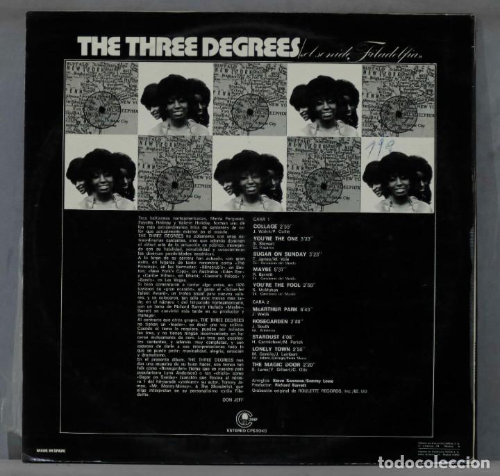 Discos de vinilo: LP. The Three Degrees. El Sonido Filadelfia - Foto 2