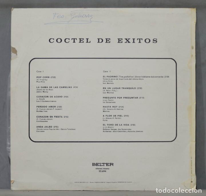 Discos de vinilo: LP. COCTEL DE &Eacute;XITOS - Foto 2