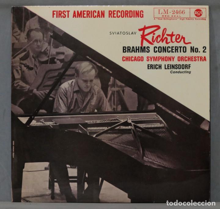 Discos de vinilo: LP. Leinsdorf. Concerto No. 2. BRAHMS. RICHTER - Foto 1