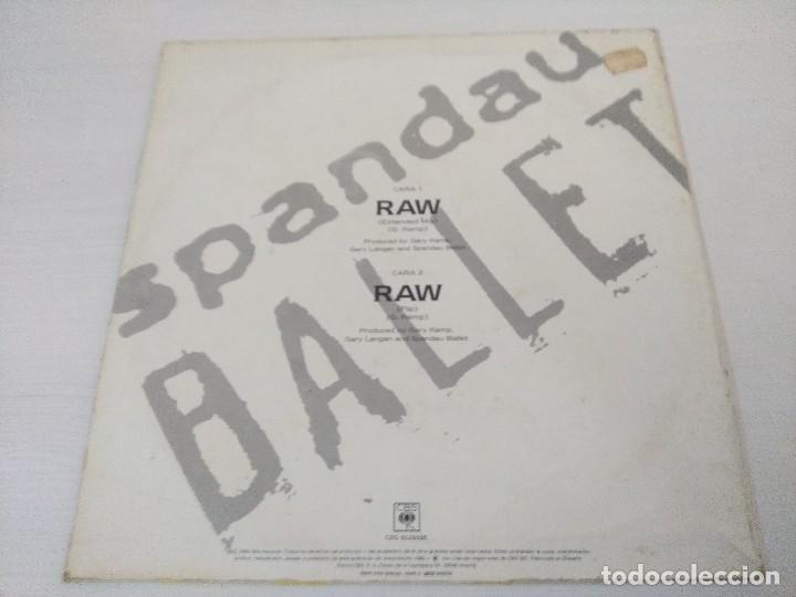 Discos de vinilo: SPANDAU BALLET/RAW/VINILO MAXI. - Foto 3