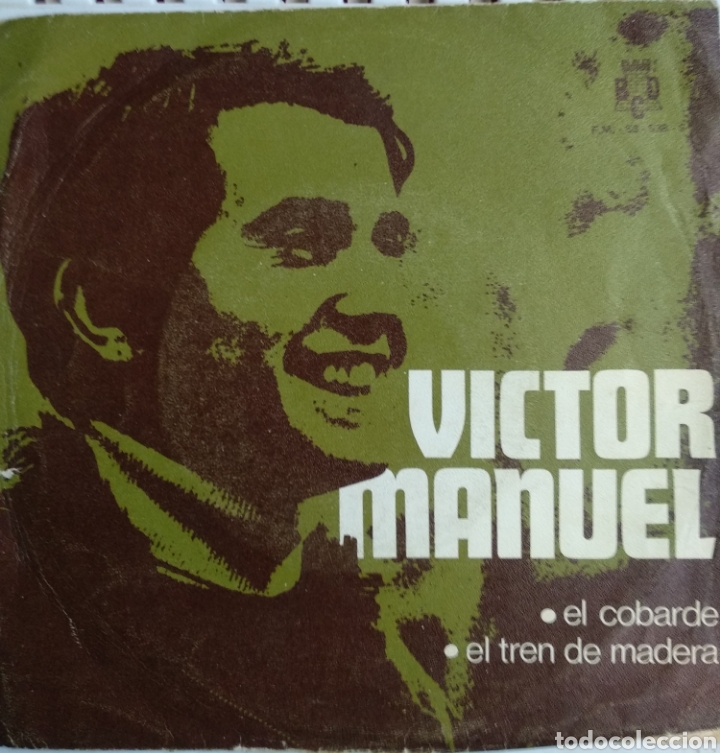 Discos de vinilo: *V&Iacute;CTOR MANUEL, EL COBARDE, SPAIN,BCD, 1970 - Foto 1