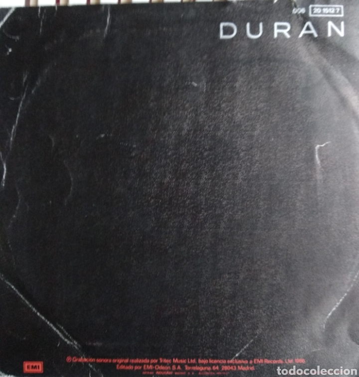 Discos de vinilo: *DURAN NOTORIUS, SPAIN, EMI 1986. LCS.1 - Foto 2