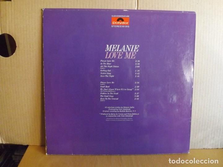 Discos de vinilo: MELANIE ---- LOVE ME - Foto 2