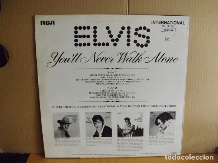 Discos de vinilo: ELVIS PRESLEY ---- YOU&acute;LL NEVER WALK ALONE - Foto 2