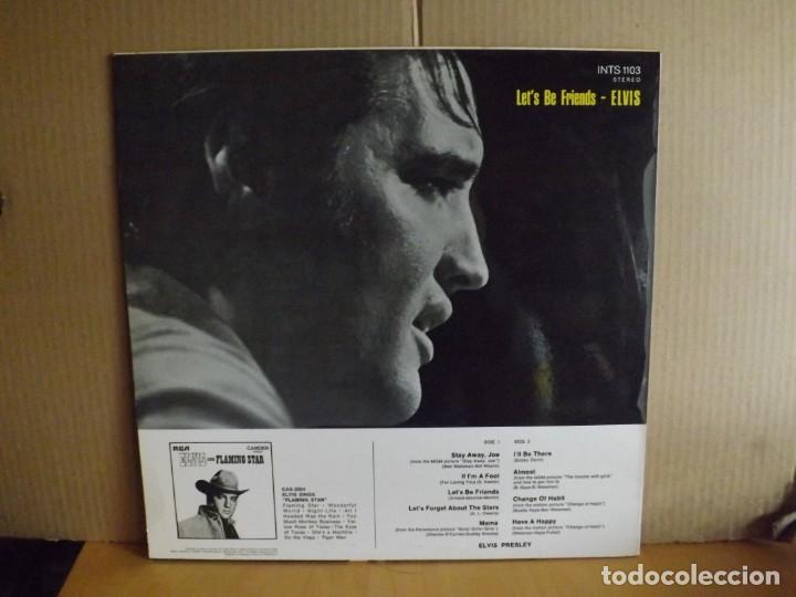 Discos de vinilo: ELVIS PRESLEY ---- LET&acute;S BE FRIENDS - Foto 2