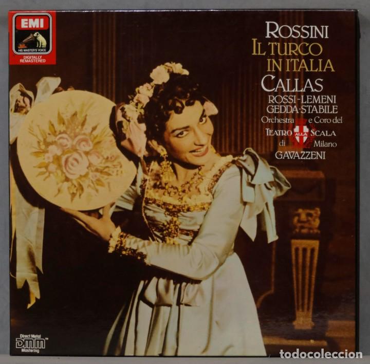 Disques de vinyle: CAJA LP. Il Turco in Italia. CALLAS. GAVAZZENI