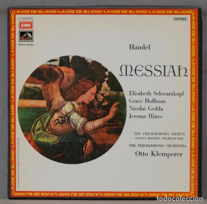 Discos de vinilo: CAJA LP. MESSIAH. HANDEL. KLEMPERER - Foto 1