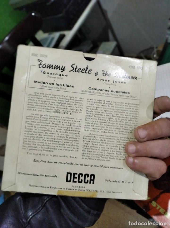 Discos de vinilo: EP THE TOMMY STEELE guateque - Foto 2