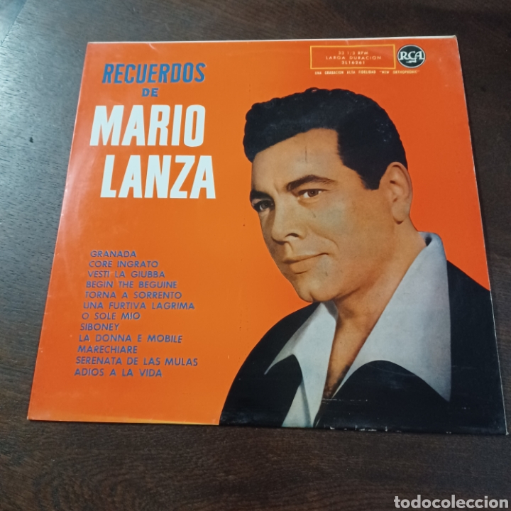 Discos de vinilo: RECUERDPS DE MARIO LANZA 1959 RCA - Foto 5