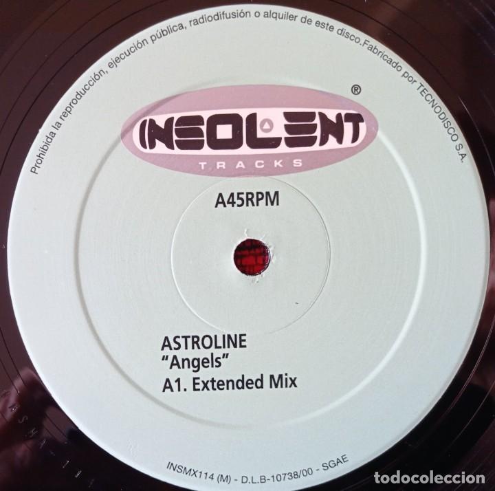 Discos de vinilo: ASTROLINE ** Angels ** 2000 VINILO MAXI SINGLE - Foto 3