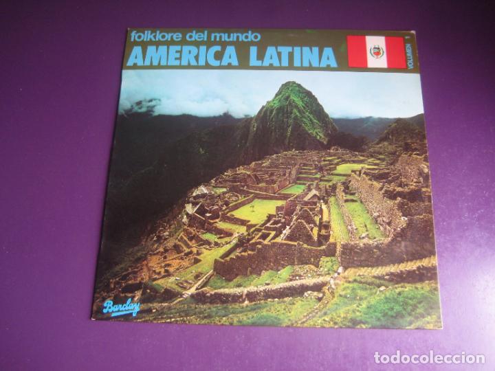Vinyl records: FOLKLORE DE AMERICA LATINA - LP BARCLAY 1980 - FOLK TRADICIONAL - VENEZUELA - ECUADOR - PERU - CHILE