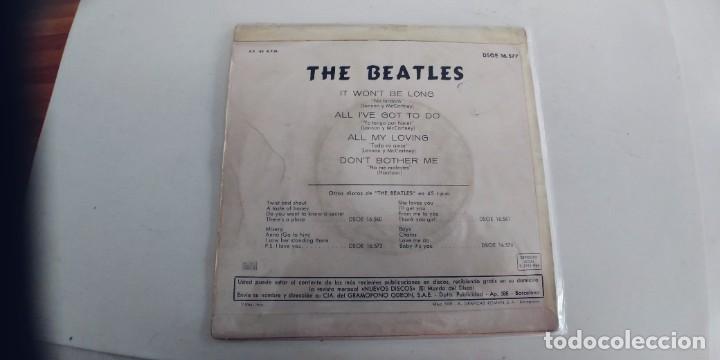 Discos de vinilo: THE BEATLES-EP IT WON&acute;T BE LONG +3 - Foto 2