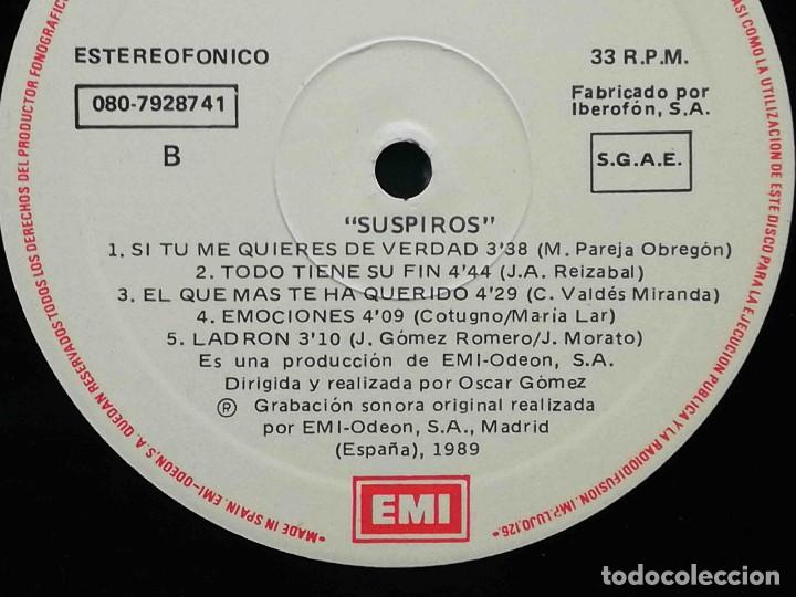 Discos de vinilo: LP Dyango - Suspiros - EMI 1989 - Foto 4