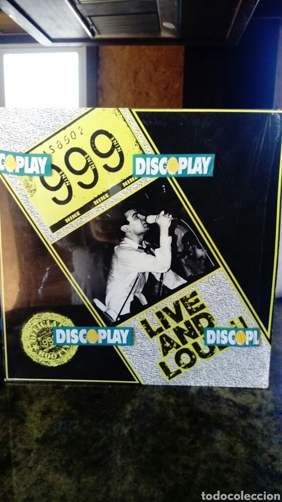 Discos de vinilo: 999-Live and loud - 1989-UK - Foto 1