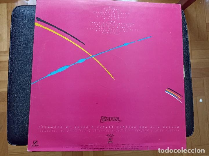 Discos de vinilo: Santana. Zebop!. LP. 1981 - Foto 2