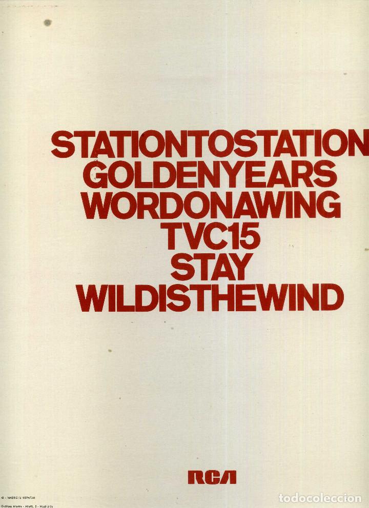 Discos de vinilo: DAVID BOWIE - STATION TO STATION - Foto 3
