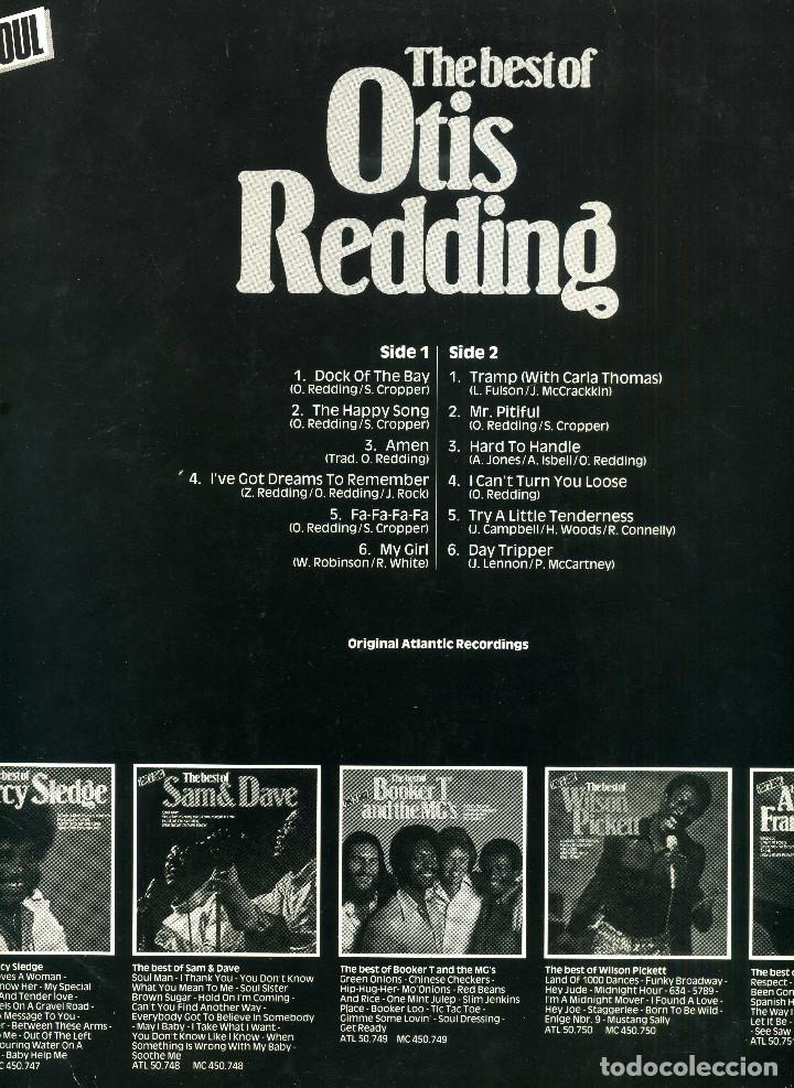Discos de vinilo: OTIS REDDING - GRANDES EXITOS - Foto 3