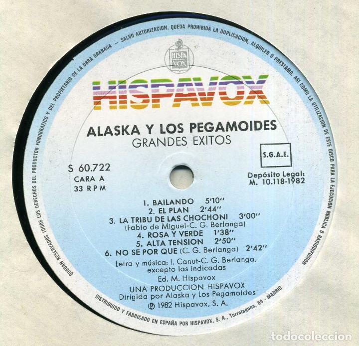Discos de vinilo: ALASKA Y LOS PEGAMOIDES - GRANDES EXITOS - Foto 1