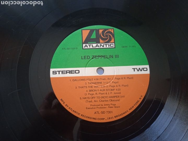 Discos de vinilo: Led Zeppelin III - Foto 5