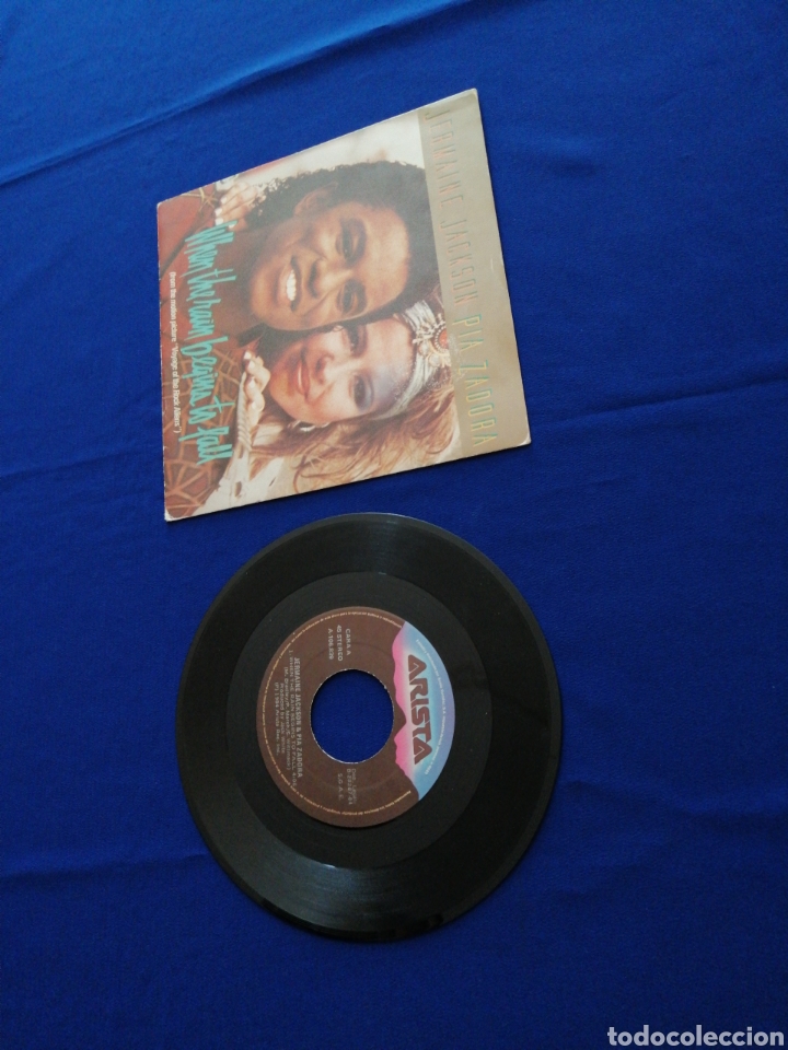 Discos de vinilo: JERMAINE JACKSON - WHEN THE RAIN BEGINS TO FALL - Foto 3