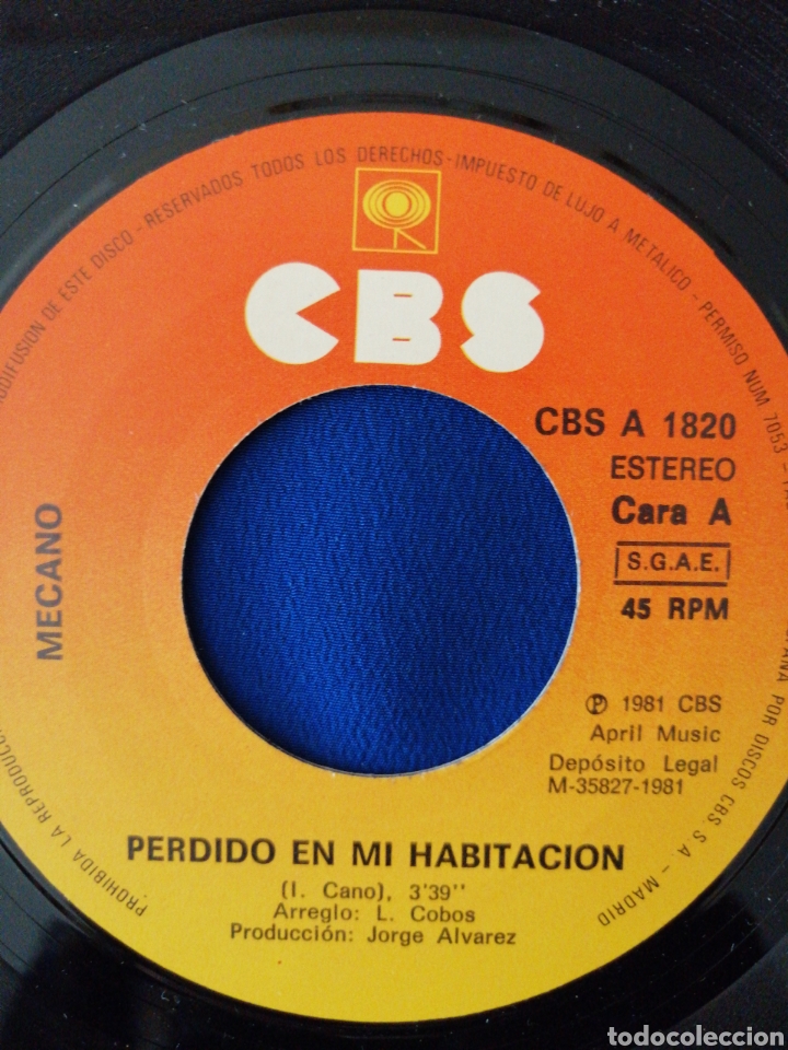 Discos de vinilo: MECANO - PERDIDO EN MI HABITACI&Oacute;N - Foto 5