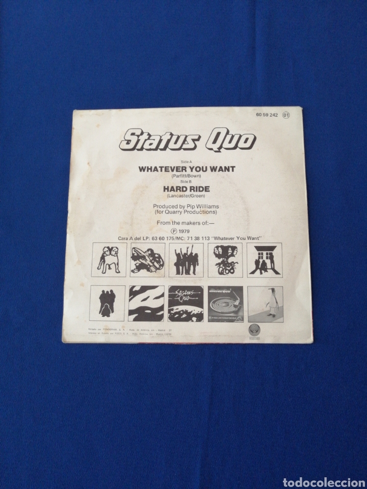 Discos de vinilo: STATUS QUO - WHATEVER YOU WANT - Foto 2