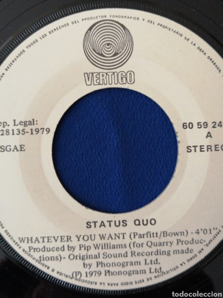 Discos de vinilo: STATUS QUO - WHATEVER YOU WANT - Foto 5