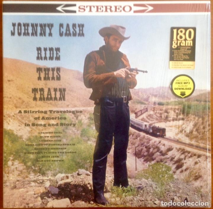 Discos de vinilo: JOHNNY CASH - RIDE THIS TRAIN - Foto 1