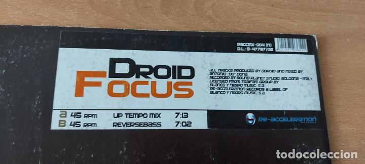Discos de vinilo: Maxi 12&rdquo; DROID FOCUS RAC 2002 ESPA&Ntilde;A - Foto 2